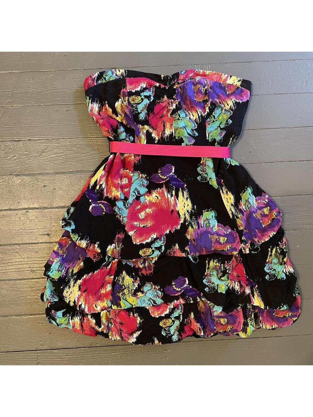 Heartsoul Women's Multi and Black Dress